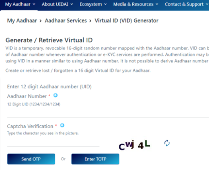 virtual ID generator