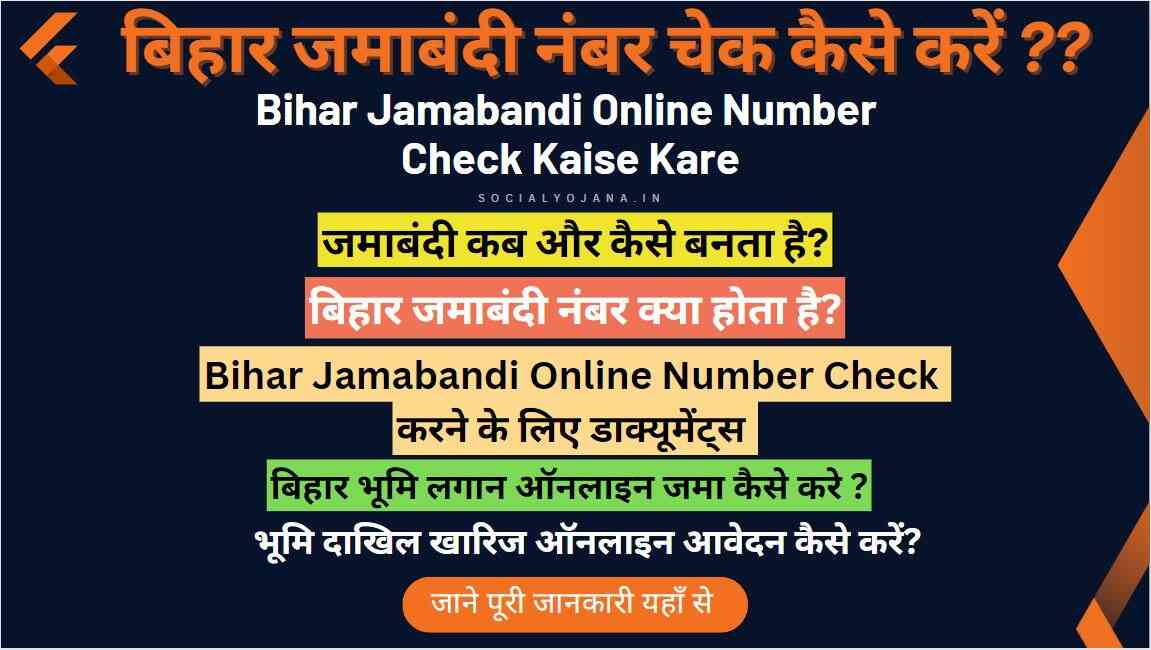 Bihar Jamabandi Online