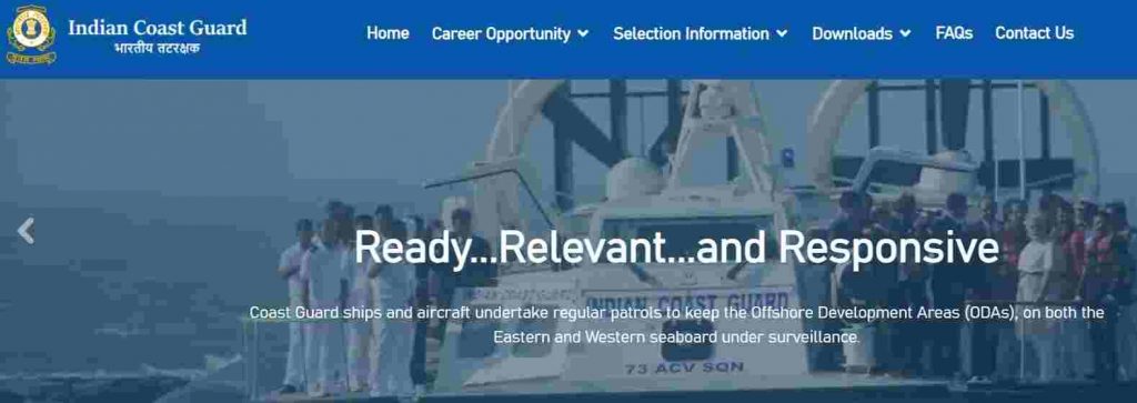 ­­­­­­­­­­How to Fill Indian Coast Guard Recruitment 2024 Online Application Form